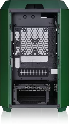 Photo de Boitier Mini Tour Micro ATX Thermaltake The Tower 300 avec panneaux vitrés (Vert/Noir)