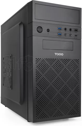Photo de Boitier Mini Tour Micro ATX TooQ TQC-4701-SP + Alimentation 500W (Noir)