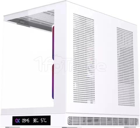Photo de Boitier Mini Tour Micro ATX Xigmatek Cloud M Digital avec panneaux vitrés (Blanc)