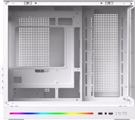 Photo de Boitier Mini Tour Micro ATX Xigmatek Cloud M Digital avec panneaux vitrés (Blanc)