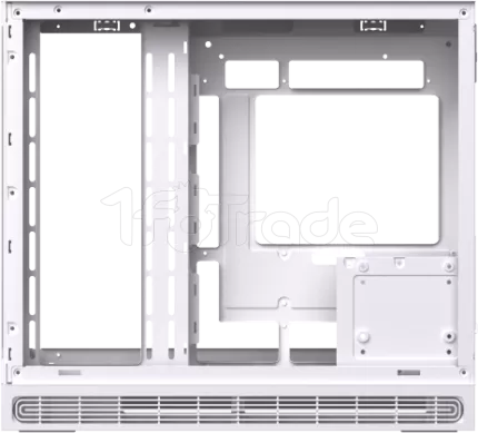 Photo de Boitier Mini Tour Micro ATX Xigmatek Cloud M Digital avec panneaux vitrés (Blanc)
