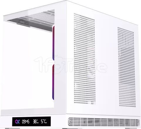 Photo de Boitier Mini Tour Micro ATX Xigmatek Cloud M Digital avec panneaux vitrés (Blanc)