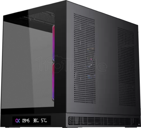 Photo de Boitier Mini Tour Micro ATX Xigmatek Cloud M Digital avec panneaux vitrés (Noir)