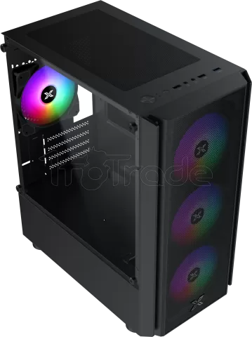 Photo de Boitier Mini Tour Micro ATX Xigmatek NYX Air RGB avec panneau vitré (Noir)