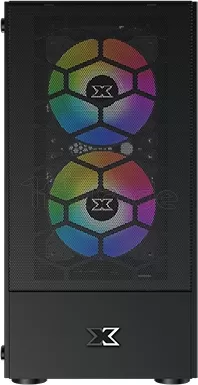 Photo de Boitier Mini Tour Micro ATX Xigmatek Oreo RGB avec panneau vitré (Noir)