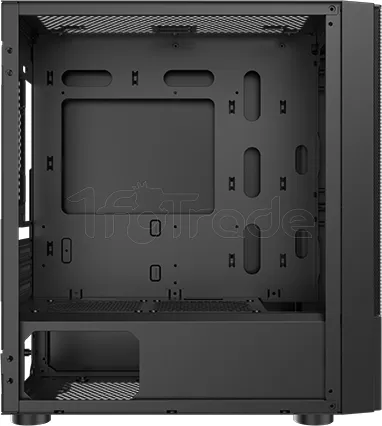 Photo de Boitier Mini Tour Micro ATX Xigmatek Oreo RGB avec panneau vitré (Noir)