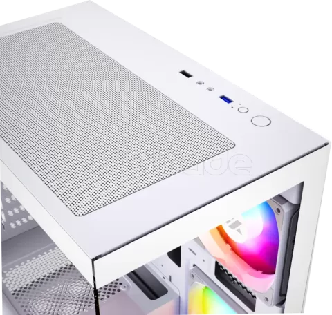 Photo de Boitier Mini Tour Micro ATX XYZ TITANIUM VIEW LITE ARGB avec panneaux vitrés (Blanc)