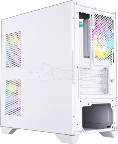 Photo de Boitier Mini Tour Micro ATX XYZ Titanium View Lite RGB avec panneaux vitrés (Blanc)