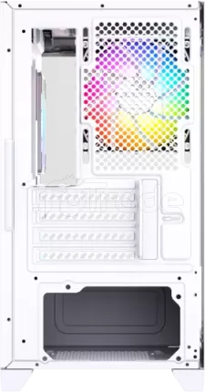 Photo de Boitier Mini Tour Micro ATX XYZ Titanium View Lite RGB avec panneaux vitrés (Blanc)