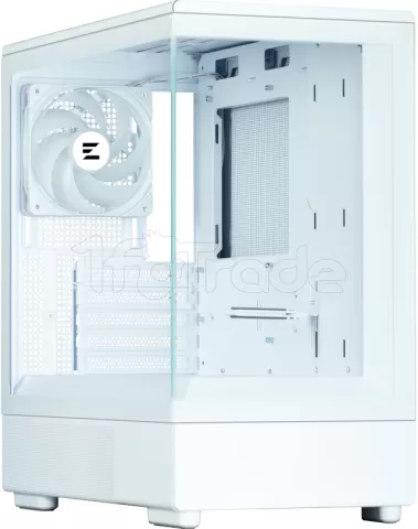 Photo de Boitier Mini Tour Micro ATX Zalman P10 RGB avec panneaux vitrés (Blanc)
