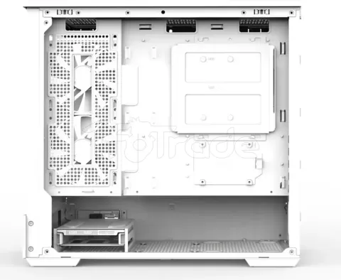 Photo de Boitier Mini Tour Micro ATX Zalman P30 RGB avec panneaux vitrés (Blanc)