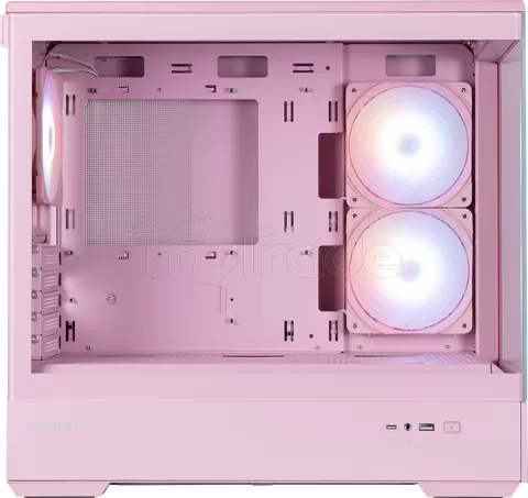 Photo de Boitier Mini Tour Micro ATX Zalman P30 V2 ARGB avec panneaux vitrés (Rose)