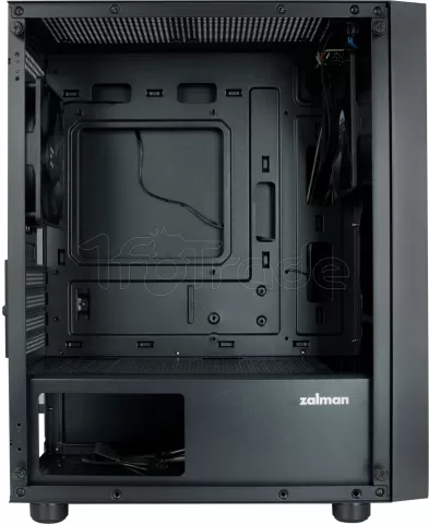 Photo de Boitier Mini Tour Micro ATX Zalman T3 Plus avec panneau vitré (Noir)