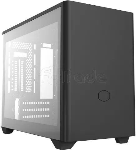 Photo de Boitier Mini Tour Mini ITX Cooler Master MasterBox NR200P avec panneau vitré/grille (Noir)