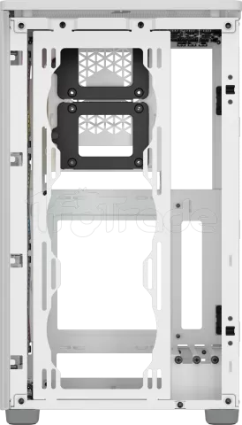 Photo de Boitier Mini Tour Mini-ITX Corsair iCue 2000D Airflow RGB (Blanc)
