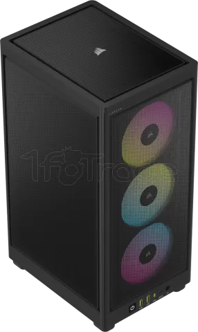 Photo de Boitier Mini Tour Mini-ITX Corsair iCue 2000D Airflow RGB (Noir)