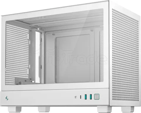 Photo de Boitier Mini Tour Mini ITX DeepCool CH160 avec panneau vitré (Blanc)