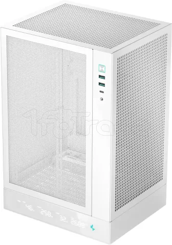 Photo de Boitier Mini Tour Mini ITX DeepCool CH170 Digital (Blanc)