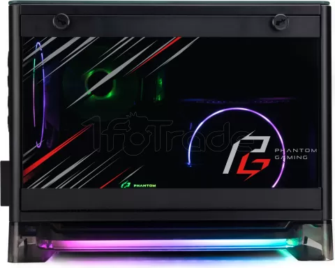 Photo de Boitier Mini Tour Mini ITX InWin A1 Plus Phantom Gaming Edition RGB avec panneau vitré + Alimentation 650W (Noir)