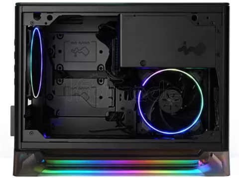 Photo de Boitier Mini Tour Mini ITX InWin A1 Prime RGB avec panneau vitré + Alimentation 750W (Noir)