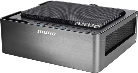 Photo de Boitier Mini Tour Mini ITX InWin Chopin Max + Alimentation 200W (Gris)