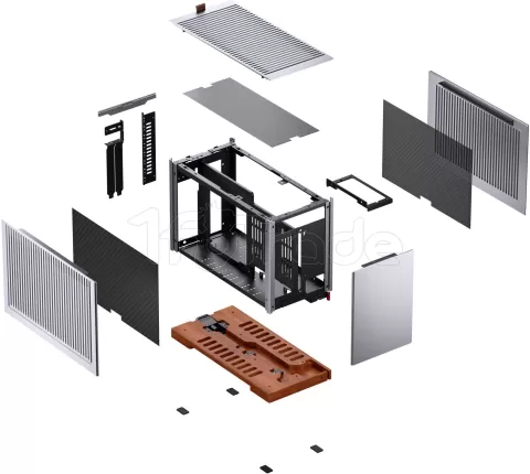 Photo de Boitier Mini Tour Mini ITX Jonsbo T9 (Argent)