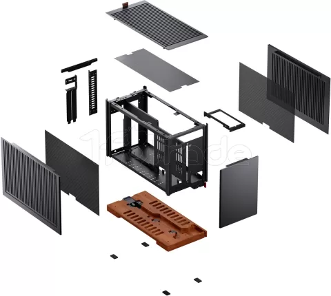 Photo de Boitier Mini Tour Mini ITX Jonsbo T9 (Noir)