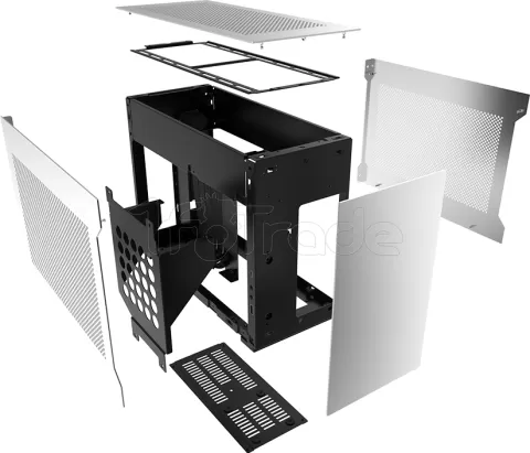 Photo de Boitier Mini Tour Mini ITX Lian-Li A4-H2O PCIe 4.0 (Argent)