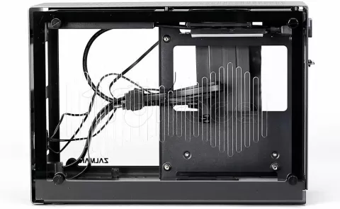 Photo de Boitier Mini Tour Mini ITX Zalman M2 Mini avec panneaux vitrés (Gris)