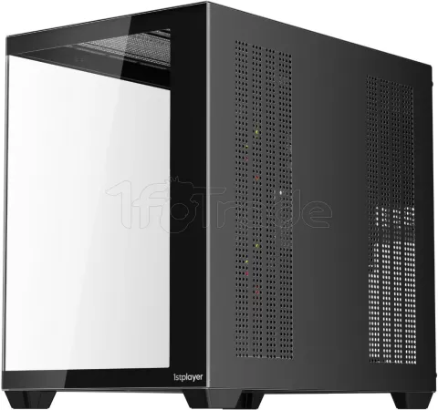 Photo de Boitier Moyen Tour ATX 1stPlayer BV7 ARGB avec panneaux vitrés (Noir)