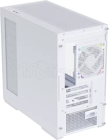 Photo de Boitier Moyen Tour ATX 1stPlayer CV6 RGB avec panneaux vitrés (Blanc)