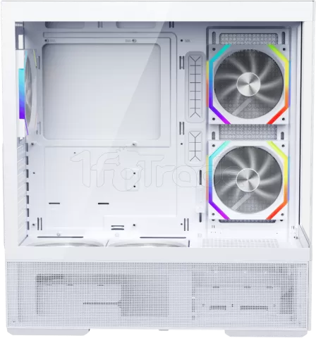 Photo de Boitier Moyen Tour ATX 1stPlayer CV7 RGB avec panneaux vitrés (Blanc)