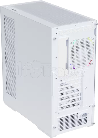 Photo de Boitier Moyen Tour ATX 1stPlayer CV7 RGB avec panneaux vitrés (Blanc)