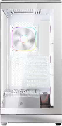 Photo de Boitier Moyen Tour ATX 1stPlayer GM7 RGB avec panneaux vitrés (Argent)