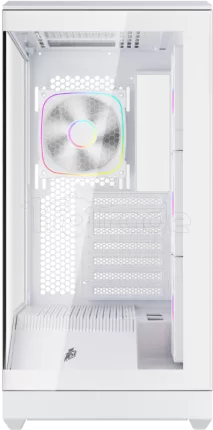 Photo de Boitier Moyen Tour ATX 1stPlayer GM7 RGB avec panneaux vitrés (Blanc)