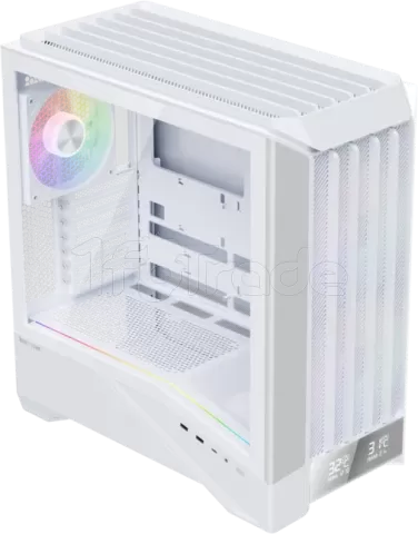 Photo de Boitier Moyen Tour ATX 1stPlayer GM8 RGB avec panneau vitré (Blanc)