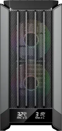 Photo de Boitier Moyen Tour ATX 1stPlayer GM8 RGB avec panneau vitré (Noir)
