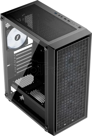 Photo de Boitier Moyen Tour ATX 1stPlayer Go6 RGB avec panneau vitré (Noir)