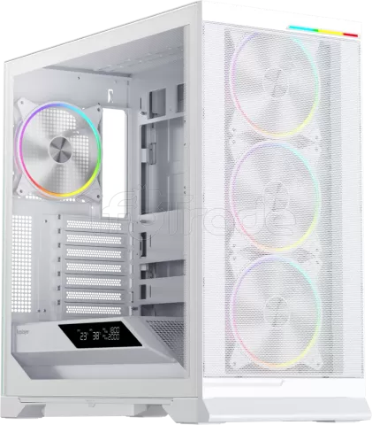 Photo de Boitier Moyen Tour ATX 1stPlayer GP8 RGB avec panneau vitré (Blanc)