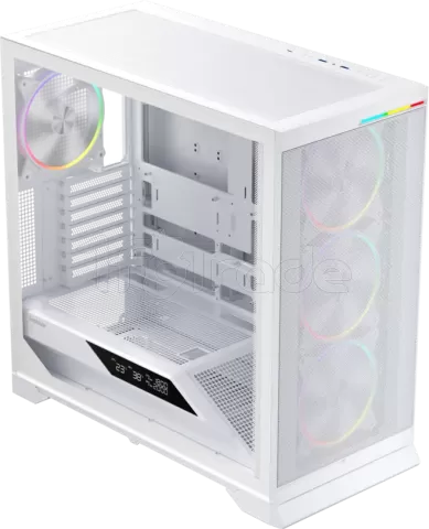 Photo de Boitier Moyen Tour ATX 1stPlayer GP8 RGB avec panneau vitré (Blanc)