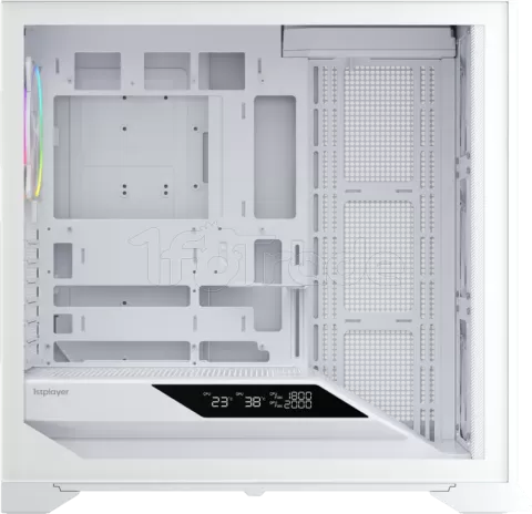Photo de Boitier Moyen Tour ATX 1stPlayer GP8 RGB avec panneau vitré (Blanc)