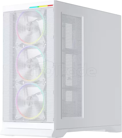 Photo de Boitier Moyen Tour ATX 1stPlayer GP8 RGB avec panneau vitré (Blanc)