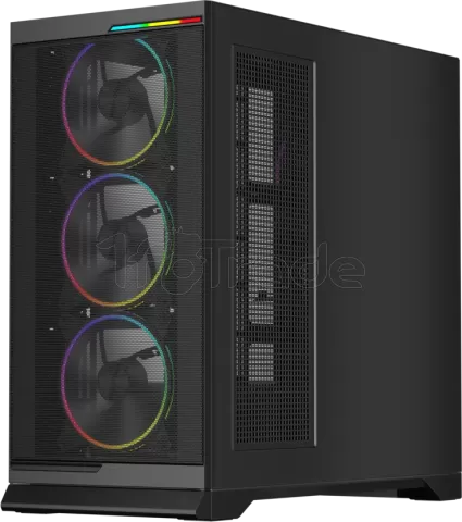 Photo de Boitier Moyen Tour ATX 1stPlayer GP8 RGB avec panneau vitré (Noir)
