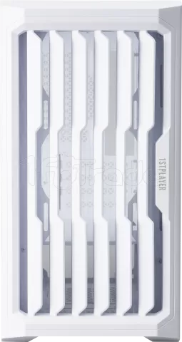 Photo de Boitier Moyen Tour ATX 1stPlayer H2 RGB avec panneau vitré (Blanc)