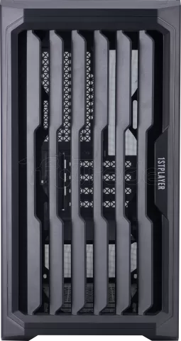 Photo de Boitier Moyen Tour ATX 1stPlayer H2 RGB avec panneau vitré (Noir)