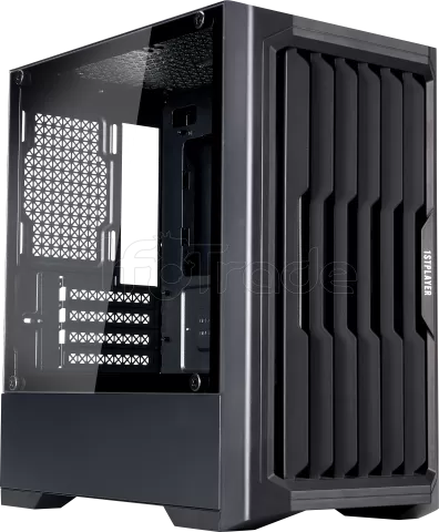 Photo de Boitier Moyen Tour ATX 1stPlayer H2 RGB avec panneau vitré (Noir)