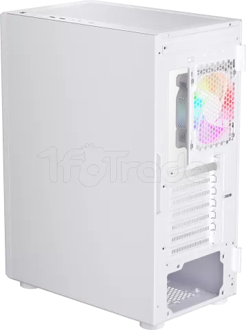Photo de Boitier Moyen Tour ATX 1stPlayer H6 RGB avec panneau vitré (Blanc)