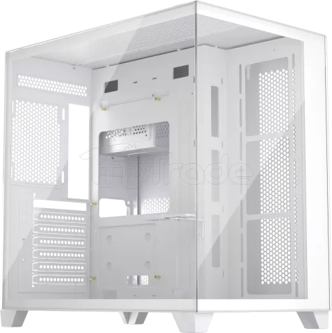 Photo de Boitier Moyen Tour ATX 1stPlayer MV8 RGB avec panneaux vitrés (Blanc)