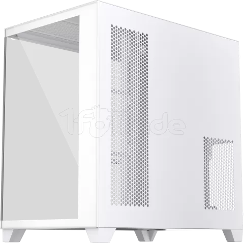 Photo de Boitier Moyen Tour ATX 1stPlayer MV8-TP RGB avec panneaux vitrés (Blanc)