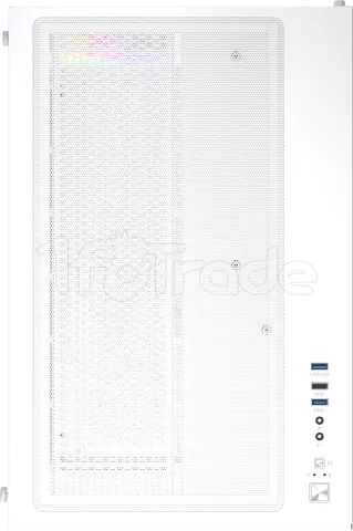 Photo de Boitier Moyen Tour ATX 1stPlayer MV8-TP RGB avec panneaux vitrés (Blanc)